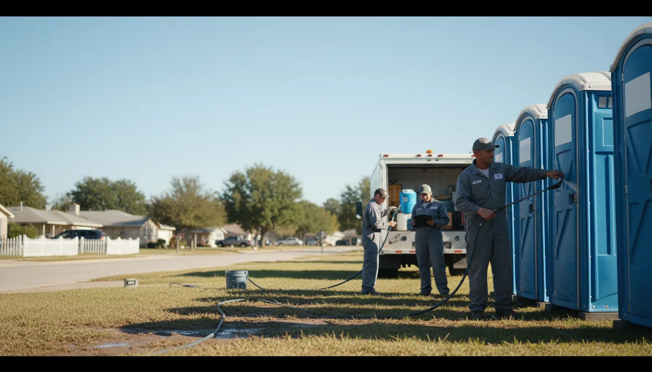 Long-Term Portable Toilet Rental in Clay City, IL near me